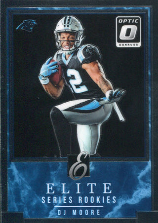 D.J. Moore 2018 Donruss Optic Elite Series Rookie Card