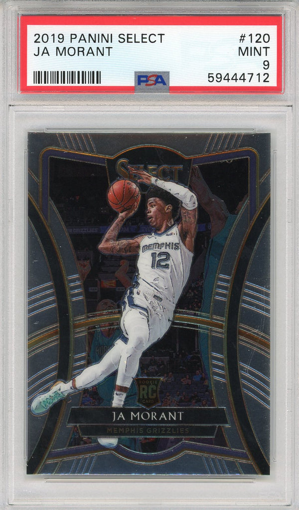 Ja Morant 2019 Panini Select Rookie Card #120 (PSA)