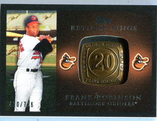 Frank Robinson 2012 Topps Retired Rings #RRFR Ring card /736