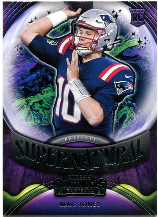 Mac Jones 2021 Panini Contenders Supernatural Rookie Card