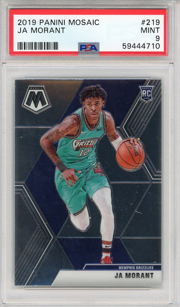 Ja Morant 2019 Panini Mosaic Rookie Card #219 (PSA)