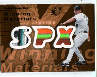 Anibal Sanchez 2007 Upper SPX Winning Materials #WM-AS Jersey Card /50