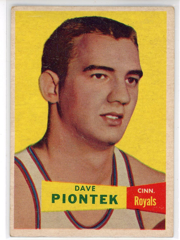 Dave Piontek 1957 Topps Card #31