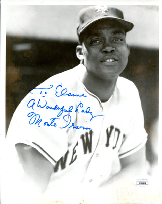 Monte Irvin Autographed 8x10 Photo (JSA)