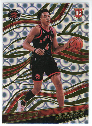 Scottie Barnes 2021-22 Panini Revolution Groove Rookie Card #145