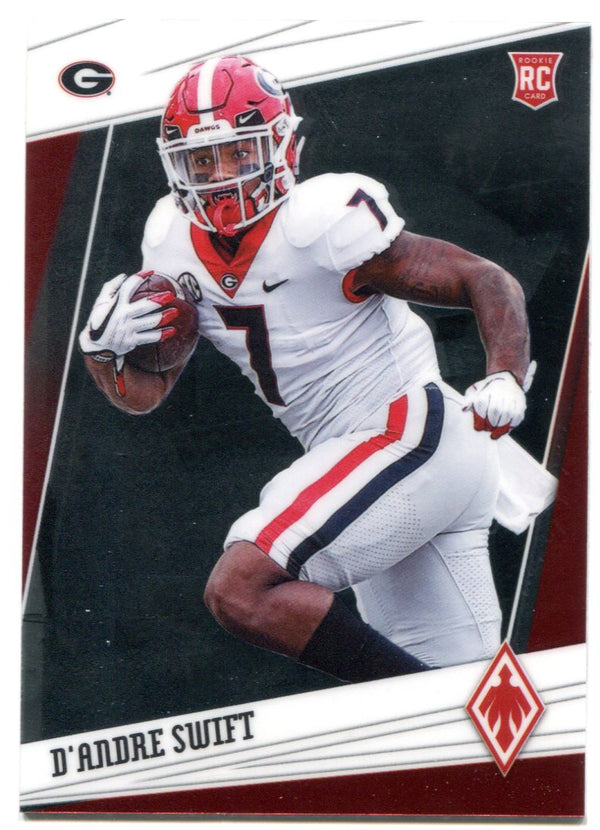 D'Andre Swift 2020 Panini Chronicles Draft Picks Phoenix Rookie Card