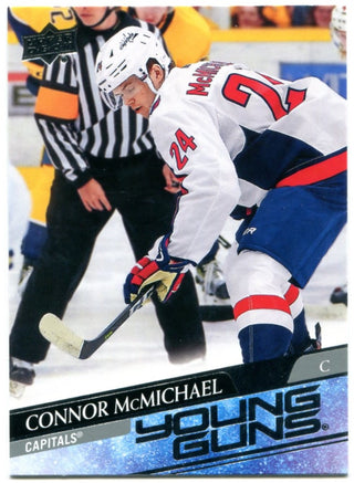 Connor McMichael Upper Deck Young Guns Rookie Card