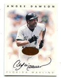 Andre Dawson 1996 Donruss Leaf Signature Series Auto Card