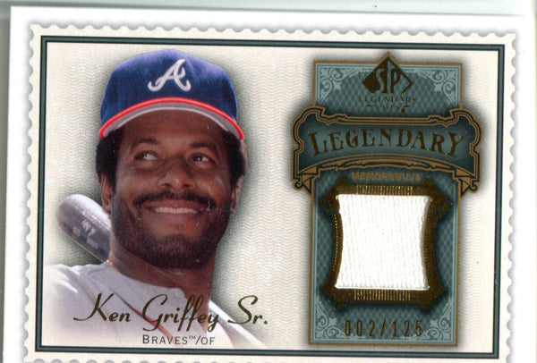 Ken Griffey Sr. 2009 Upper Deck Legendary Memorabilia Unsigned Card #2/125