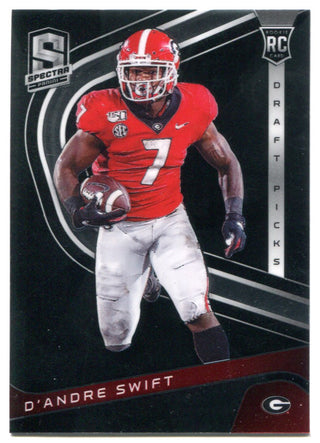 D'Andre Swift 2020 Panini Chronicles Draft Picks Spectra Rookie Card