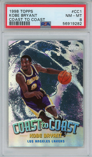 Kobe Bryant 1998 Topps Coast to Coast Card #CC1 (PSA)