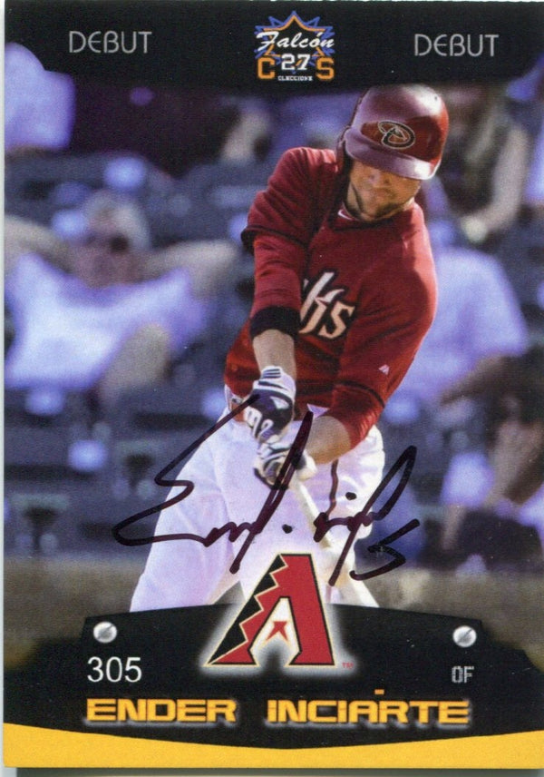 Ender Inciarte Autographed 2014 Venezuelan Rookie Card