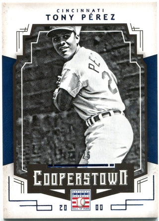 Tony Perez Cooperstown 12/25 Class of 2000