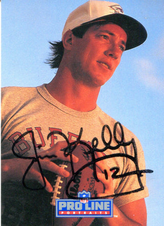 Jim Kelly Autographed Pro Line Card