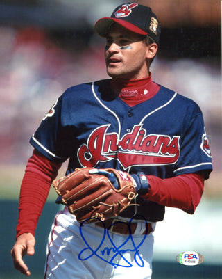 Omar Vizquel Autographed 8x10 Photo (PSA)