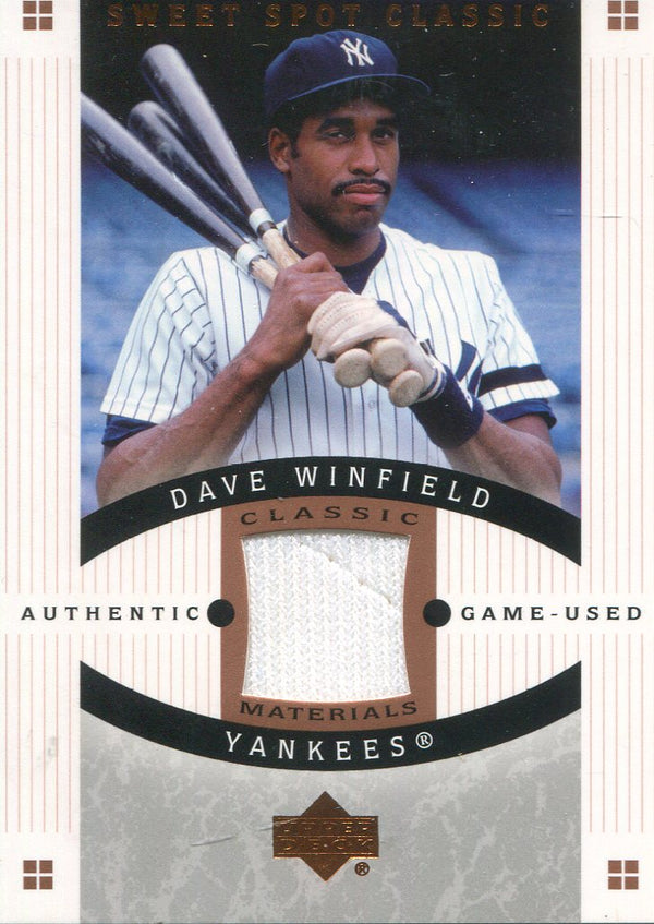 Dave Winfield 2005 Upper Deck Jersey Card