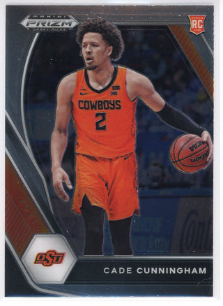 Cade Cunningham 2021-22 Panini Prizm Draft Picks Rookie Card #1