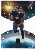 Kyle Pitts 2021 Panini Clearly Donruss Out of this World Rookie Card #OW-KP