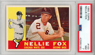 Nellie Fox 1960 Topps Card #100 (PSA NM 7)