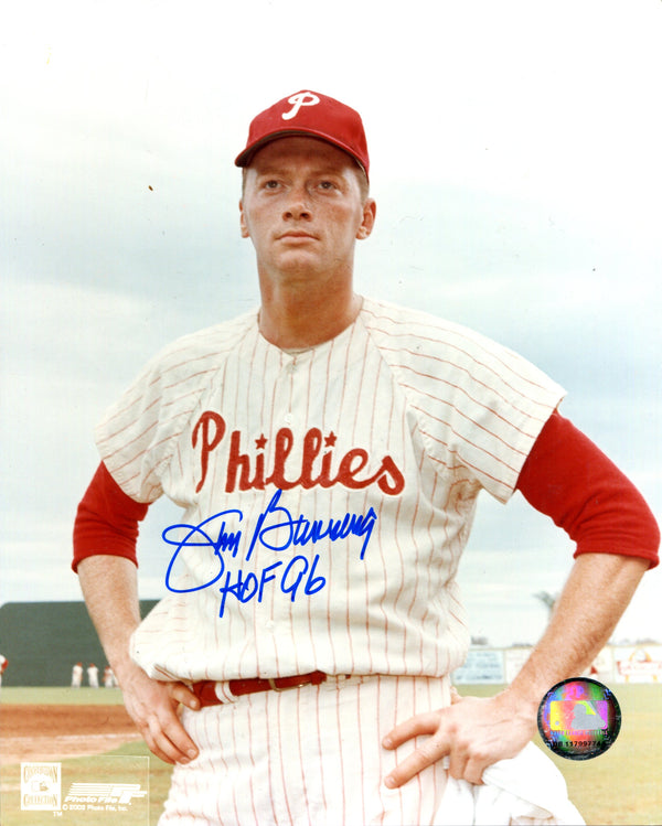 Jim Bunning "HOF 96" Autographed 8x10 Photo