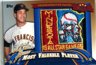 Juan Marichal 2013 Topps MVP Commemorative Patch