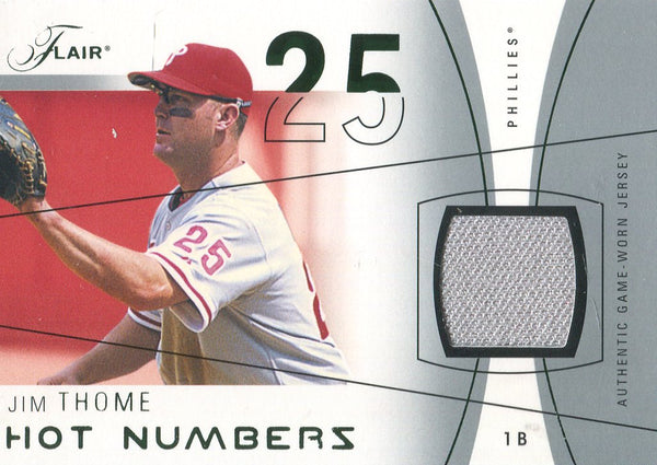 Jim Thome 2004 Fleer Jersey Card