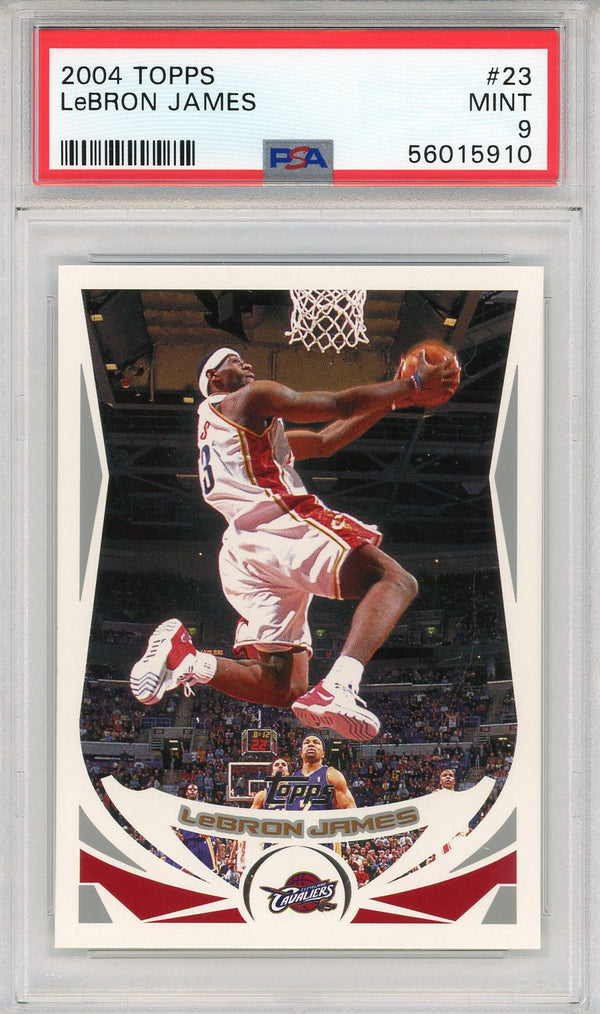 LeBron James 2004 Topps Card #23 (PSA)