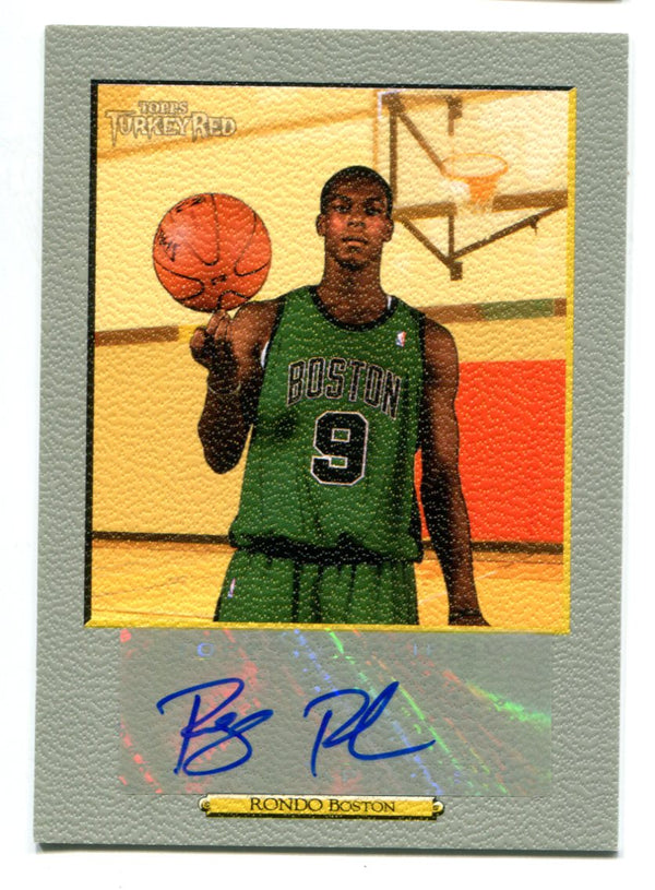 Rajon Rondo 2006 Topps Turkey Red #TRA-RR  Autographed Card