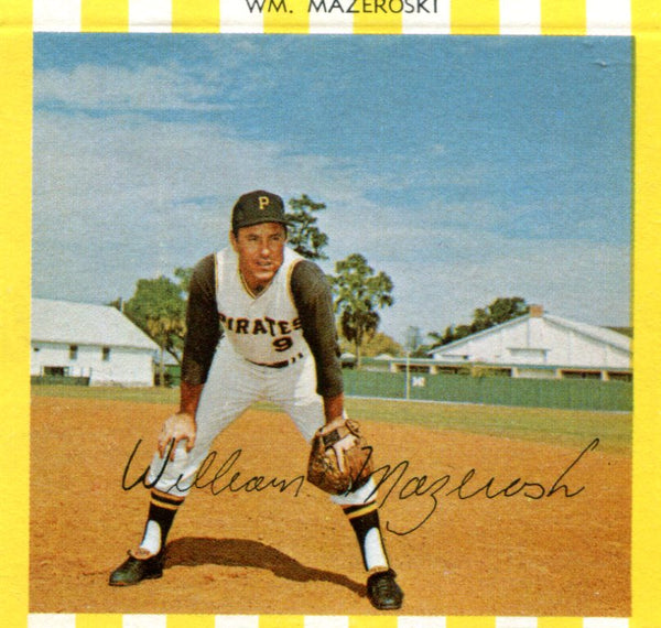 Bill Mazeroski 1969 Kahn Card