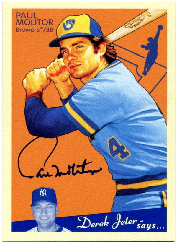 2008 Upper Deck Goudey Graphs Paul Molitor #GG-PM Auto