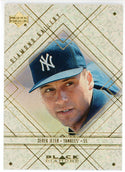 Derek Jeter 1999 Upper Deck Black Diamond Gallery Card #61