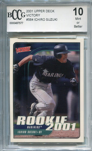 Ichiro Suzuki 2001 Upper Deck Victory (BCCG) Graded 10