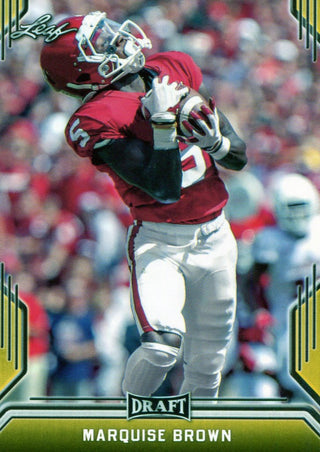 Marquise Brown 2019 Leaf Draft Rookie Card