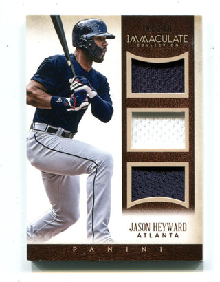 Jason Heyward 2014 Panini Immaculate Collection #10 Jersey Card 40/49