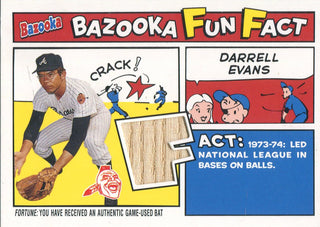 Darrell Evans 2005 Topps Bat Card