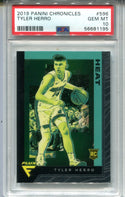 Tyler Herro 2019 Panini Chronicles #596 PSA Gem MT 10 Card