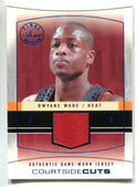 Dwyane Wade 2003 Flair Final Edition Courtside Cuts #CCDW /250