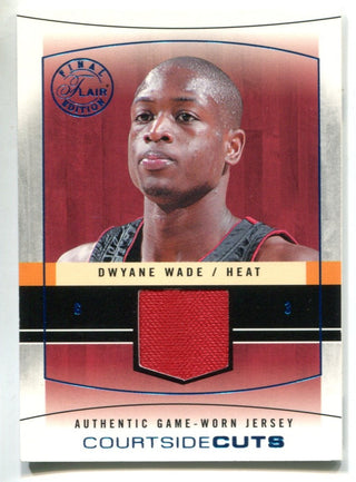 Dwyane Wade 2003 Flair Final Edition Courtside Cuts #CCDW /250