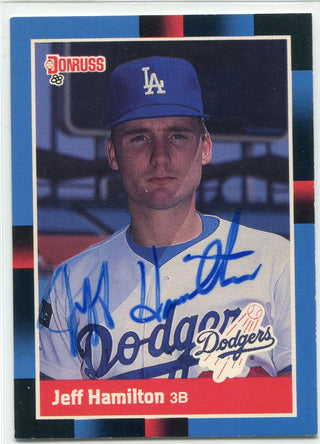 Jeff Hamilton Autographed 1988 Donruss Card #525