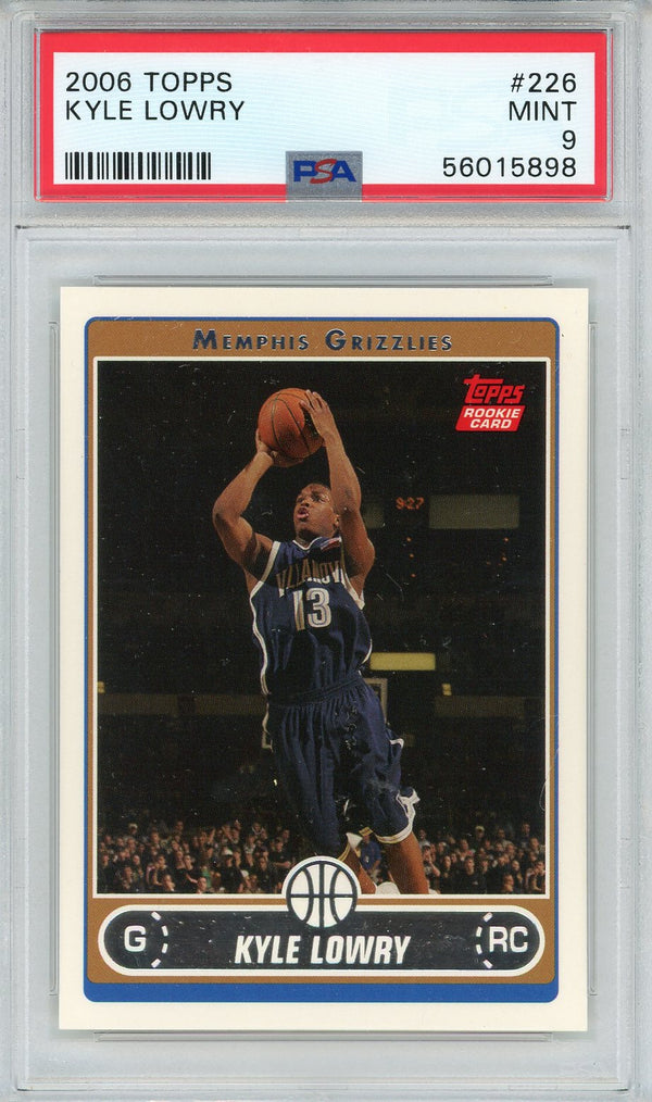 Kyle Lowry 2006 Topps Rookie Card #226 (PSA)