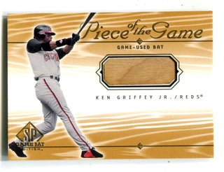 Ken Griffey Jr 2000 Upper Deck Piece Of the Game Bat Card #KG