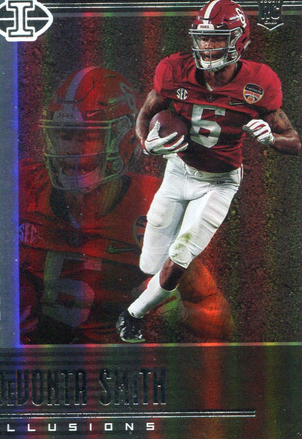 DeVonta Smith 2021 Panini Illusions Rookie Card