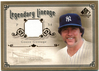 Legendary Lineage Goose Gossage Jersey Card