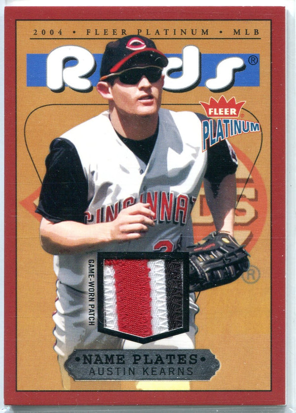 Austin Kearns 2004 Fleer Game-Worn Patch Card #186/515