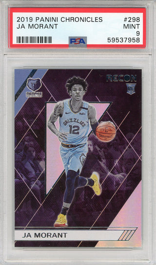 Ja Morant 2019 Panini Chronicles Rookie Card #298 (PSA)