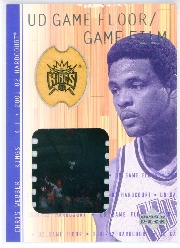 Chris Webber 2001 Upper Deck Game Floor / Game Film Card #CW-F