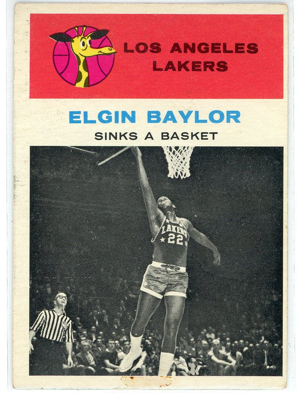 Elgin Baylor 1961 Fleer Card #46