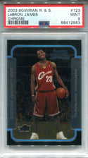 LeBron James 2003 Bowman Chrome Rookie Card #123 (PSA 9)