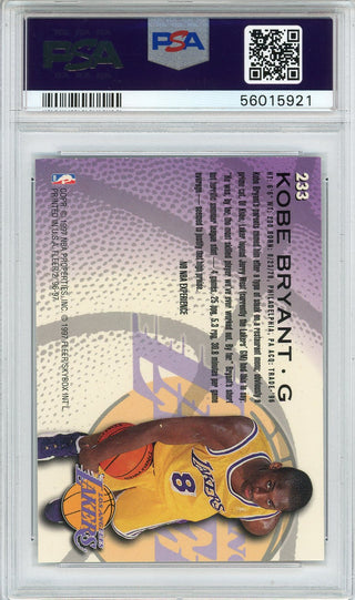 Kobe Bryant 1996 Fleer European Rookie Card #233 (PSA)