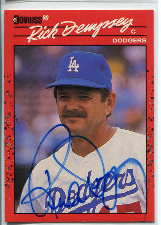 Rick Dempsey Autographed 1990 Donruss Card #557